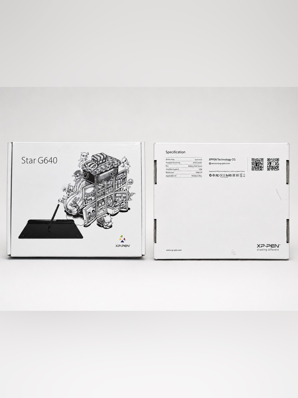 XP-PEN Star G640 6x4 Graphics Tablet with Stylus 8192 Levels New